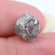 grey colour pictures of a raw diamond and pure diamonds collection