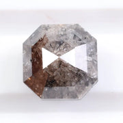 hexagon cut brown natural diamond loose stone with rich color and brilliant sparkle, ideal for engagement rings and custom fine jewelry.