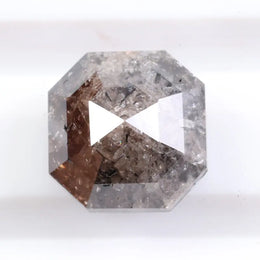 hexagon cut brown natural diamond loose stone with rich color and brilliant sparkle, ideal for engagement rings and custom fine jewelry.