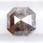 hexagon cut brown natural diamond loose stone with rich color and brilliant sparkle, ideal for engagement rings and custom fine jewelry.