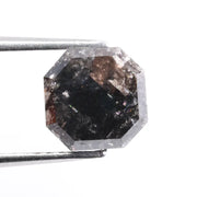hexagon cut brown natural diamond loose stone with rich color and brilliant sparkle, ideal for engagement rings and custom fine jewelry.