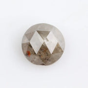 Natural 1.11Ct Round Cut Diamond Grey Coloed Diamond Loose Stone Use For Custom Jewelry 