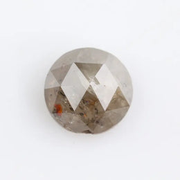 Natural 1.11Ct Round Cut Diamond Grey Coloed Diamond Loose Stone Use For Custom Jewelry 