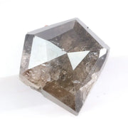 kite cut gray natural diamond loose stone with elegant faceting, ideal for custom engagement ring or fine jewelry