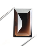 brown colour baguette diamond earrings baguette diamond necklace