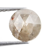 natural 1.11ct round cut diamond grey coloed diamond loose stone use for custom jewelry 