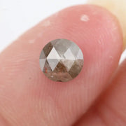 natural 1.11ct round cut diamond grey coloed diamond loose stone use for custom jewelry 