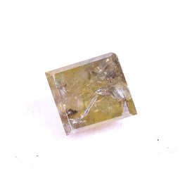 0.42 Carat Natural Yellow Color Princess Cut Salt And Pepper Diamond
