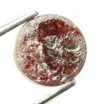 brown colour diamond 1.46 ct round diamond ring natural