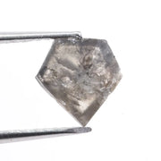 kite cut gray natural diamond loose stone with elegant faceting, ideal for custom engagement ring or fine jewelry