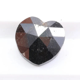 heart cut brown natural diamond loose stone featuring rich warm color and excellent brilliance.