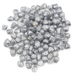 unique grey raw diamond with an irregular uncut rough profile for jewelry projects