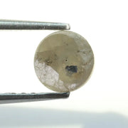 Fine 0.75Ct Natural Grey Colored Diamond Round Brilliant Cut Diamond Natural Polised Diamond For Custom Fine Jewelry 