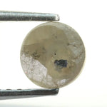 fine 0.75ct natural grey colored diamond round brilliant cut diamond natural polised diamond for custom fine jewelry 