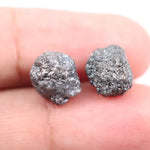 Salt and pepper inclusions. Untreated natural stones for custom engagement rings.