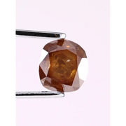 0.48 Ct Oval Cut Red Fancy Natural Earth Mined Antique Polished Loose Diamond for Custom Fine Jewelry