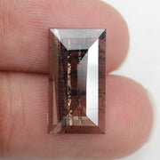 brown colour baguette diamond earrings baguette diamond necklace