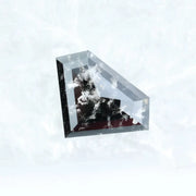 5.63 Ct White and Black Pentagon Cut CVD Lab Grown Diamond Loose Stone for Custom Jewelry Design