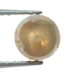 orange colour diamond 0.71 carat natural round cut diamond