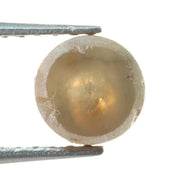 orange colour diamond 0.71 carat natural round cut diamond