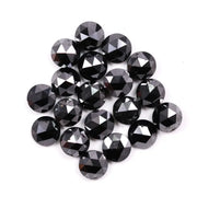 Natural loose black rose cut diamond lot for jewelry making, rustic ethical diamond stones perfect for minimalist engagement ring and artisan custom jewelry designs
