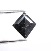 diamond with sharp geometric facets, ideal for custom engagement ring or luxury handmade jewelry design