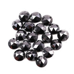 Natural loose black rose cut diamond lot for jewelry making, rustic ethical diamond stones perfect for minimalist engagement ring and artisan custom jewelry designs