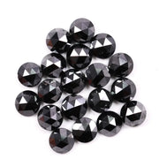 Natural loose black rose cut diamond lot for jewelry making, rustic ethical diamond stones perfect for minimalist engagement ring and artisan custom jewelry designs