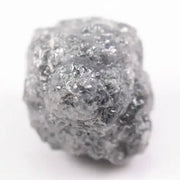 Grey diamond ring with a sophisticated, smoky grey stone, set in white gold, highlighting its elegant and unique aesthetic.