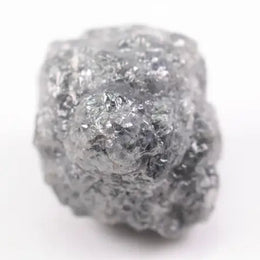 Grey diamond ring with a sophisticated, smoky grey stone, set in white gold, highlighting its elegant and unique aesthetic.