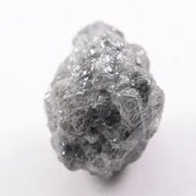 Grey diamond ring with a sophisticated, smoky grey stone, set in white gold, highlighting its elegant and unique aesthetic.