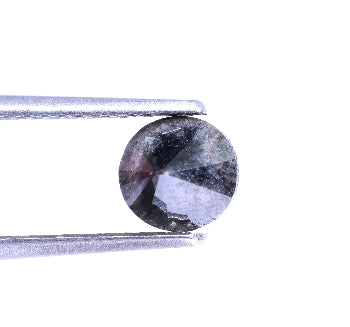 0.78 Carat Natural Grey Color Round Shape Salt And Pepper Diamond