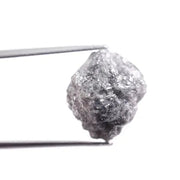 Grey diamond ring with a sophisticated, smoky grey stone, set in white gold, highlighting its elegant and unique aesthetic.