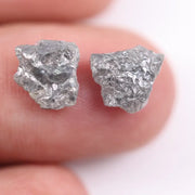 Unique uncut gray diamond showcasing natural beauty and organic appeal