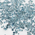 blue color vs-si round diamond ring, round brilliant cut diamond
