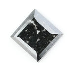 Square cut lab-grown diamond with exceptional clarity and brilliance, perfect for engagement rings, showcasing sustainable and ethical craftsmanship.