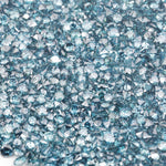 blue color vs-si round diamond ring, round brilliant cut diamond