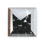 Square cut lab-grown diamond with exceptional clarity and brilliance, perfect for engagement rings, showcasing sustainable and ethical craftsmanship.