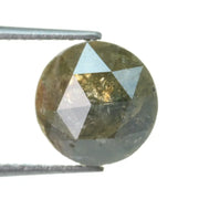 1.34ct natural green colored diamond brilliant cut diamond loose stone for fine custom jewelry 