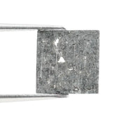 Square cut lab-grown diamond with exceptional clarity and brilliance, perfect for engagement rings, showcasing sustainable and ethical craftsmanship.