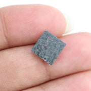 Square cut lab-grown diamond with exceptional clarity and brilliance, perfect for engagement rings, showcasing sustainable and ethical craftsmanship.