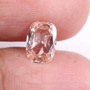 1.11 Ct Cushion Cut Pink Lab Grown Diamond – Ethical Eco-Friendly Loose Diamond (6.8 x 8.0 x 2.6 MM), Sustainable Stone for Wedding Jewelry & Engagement Rings