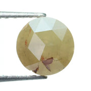yellowish orange colour diaomd 0.82 carat elongated cushion cut natural diamond