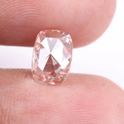 1.11 Ct Cushion Cut Pink Lab Grown Diamond – Ethical Eco-Friendly Loose Diamond (6.8 x 8.0 x 2.6 MM), Sustainable Stone for Wedding Jewelry & Engagement Rings