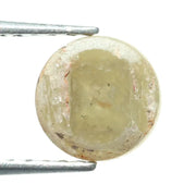 yellowish orange colour diaomd 0.82 carat elongated cushion cut natural diamond