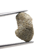 2.62 carat raw yellow diamond with an unpolished surface for a custom ring setting