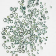 green color round diamond engagement ring, brilliant cut round diamond