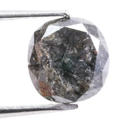 1.84 Ct cushion cut gray black diamond loose stone with deep tone and elegant sparkle