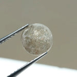 1.03Ct Natural Grey Colored Diamond Round Shaped Diamond Loose Stone For Custom Jewelry 