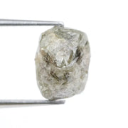 natural rough diamond grey with raw gemstone texture for jewelry making.